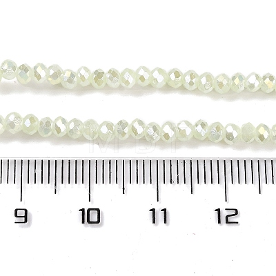 Baking Electroplate Glass Beads Strands X-DGLA-A039-J2MM-B17-1