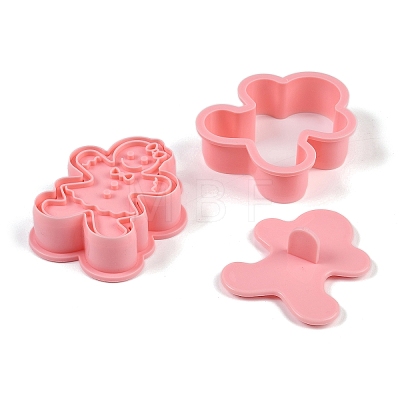 Christmas Plastic Cookie Candy Food Cutters Molds DIY-K080-08-1