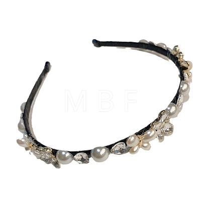 Plastic Imitation Pearl Hair Bands for Women Girl PW-WGB5188-02-1