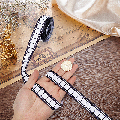 10 Yards Polyester Grosgrain Ribbons OCOR-FG0003-46-1