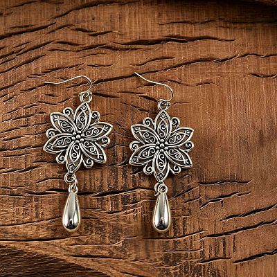 Zinc Alloy Dangle Earrings for Women WG80E40-02-1