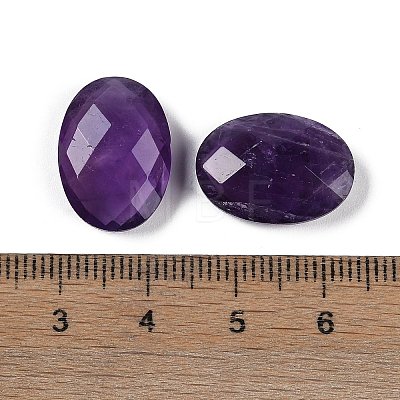 Natural Amethyst Cabochons G-O175-15J-01-1