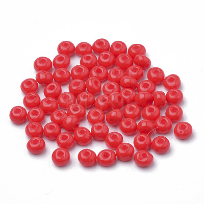6/0 Baking Paint Glass Seed Beads SEED-Q025-4mm-N12-1