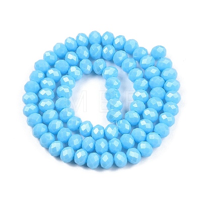 Electroplate Glass Beads Strands LS-EGLA-A044-P6mm-A08-1