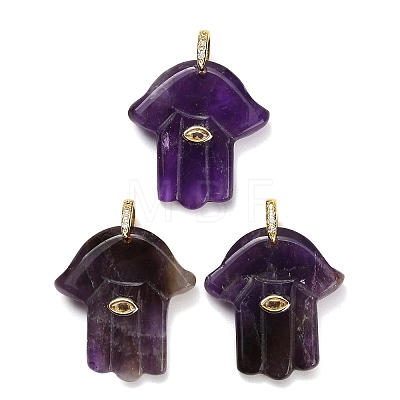Natural & Synthetic Mixed Gemstone Carved Pendants GG-CBA4625-03G-1