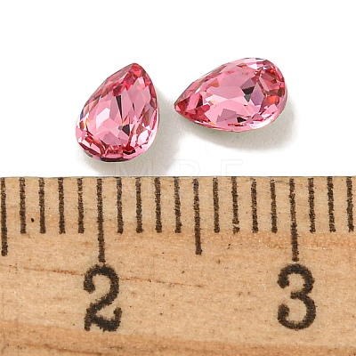 Glass Rhinestone Cabochons RGLA-L029-19B-209-1