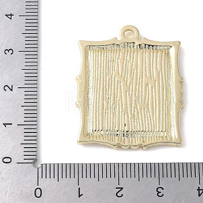 Brass Pendant Cabochon Settings KK-V005-01G-03-1