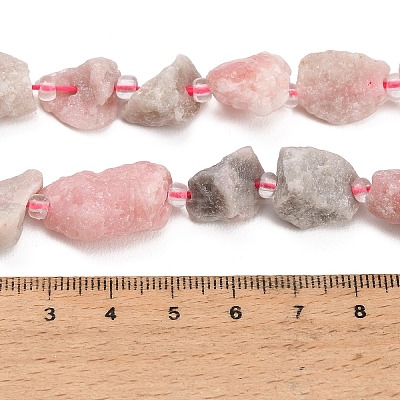 Natural Pink Tourmaline Beads Strands GG-CBA0B77-A12-03-1