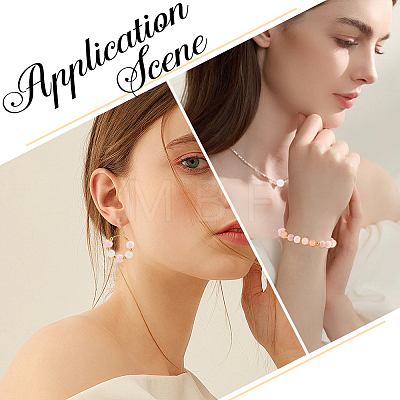 DIY Glass Beaded Bracelets & Earrings Jewelry Making Kit DIY-SP0001-20D-1