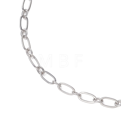 Brass Figaro Chain Slider Necklaces Making AJEW-JB01490-02-1