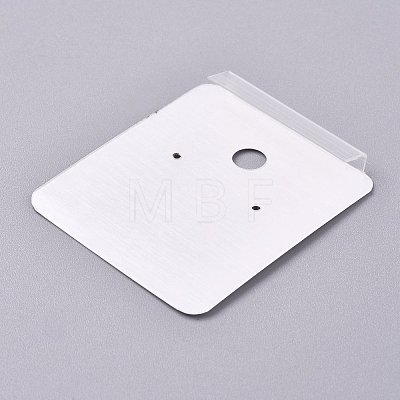Plastic Jewelry Display Cards DIY-K032-04-1