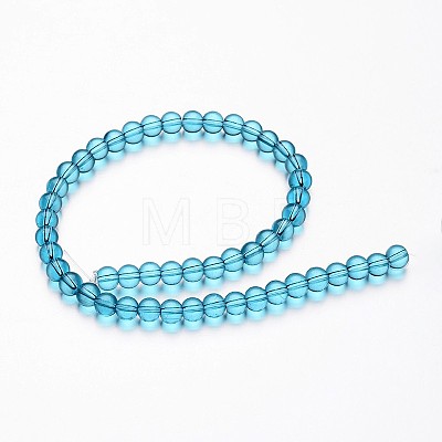 Glass Round Bead Strands GLAA-I028-8mm-08-1