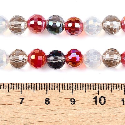 Electroplate Glass Bead Strands GLAA-Z006-01J-1