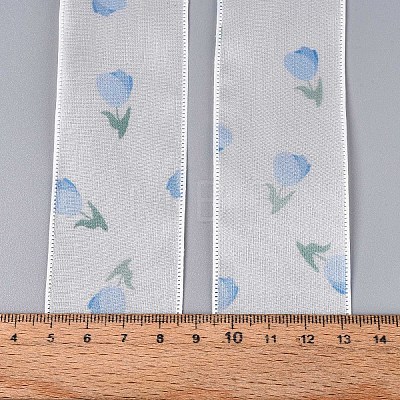 Single Face Printed Polyester Satin Ribbon SRIB-T009-05A-1