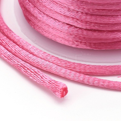 Nylon Satin Rattail Cords X1-NWIR-L006-1mm-06-1