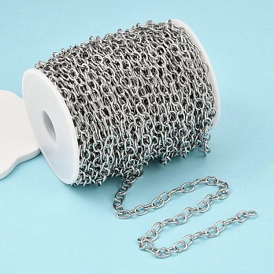 Tarnish Resistant 304 Stainless Steel Cable Chains CHS-R009-12-1
