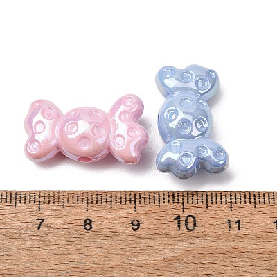 Plating Opaque Acrylic Beads AC-CBAE647-08-1