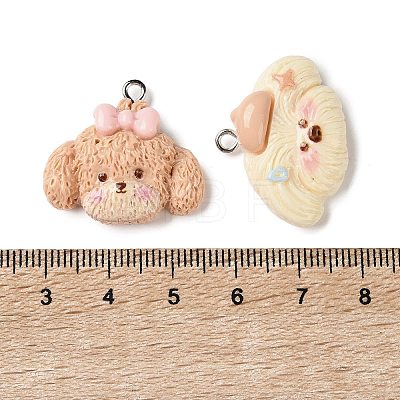 Opaque Resin Pendants RESI-I352-03P-1