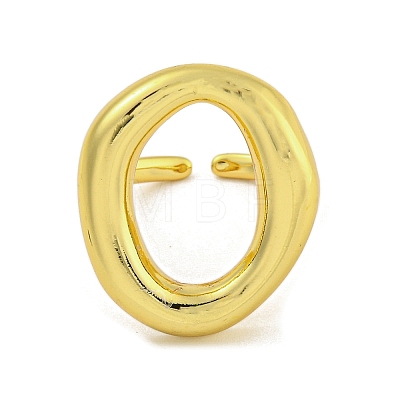 Brass Cuff Rings for Women RJEW-E294-02G-03-1