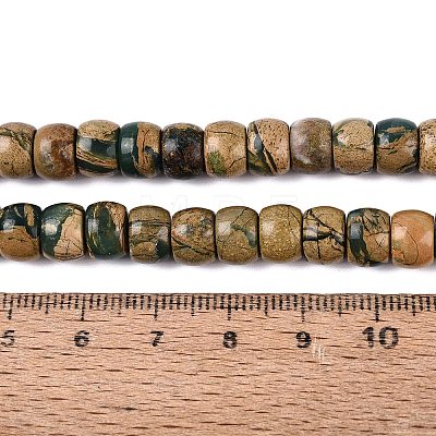 Natural Verdite Stone Beads Strands G-Q616-02A-05-1