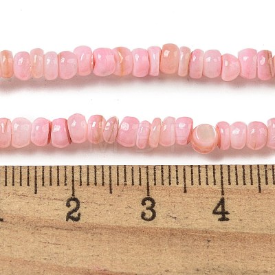 Dyed Natural Freshwater Shell Beads Strands BSHE-G039-07D-1