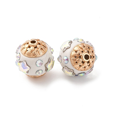 Handmade Resin Indonesia Round Beads IPDL-P005-22KCG-02-1