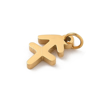 304 Stainless Steel Charms STAS-R001-04G-09-1