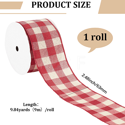 Grating Pattern Polyester Ribbon OCOR-GF0006-54-1