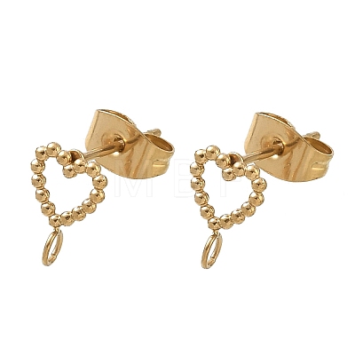 304 Stainless Steel Stud Earring Findings SA-CBA22DE-05G-01-1