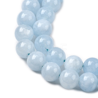 Natural Chalcedony Beads Strands X-G-S333-8mm-004-1-1