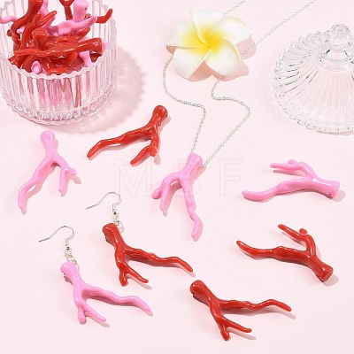 40Pcs Acrylic Pendants OACR-FS0002-73-1