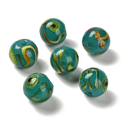 Handmade Opaque Lampwork Beads LAMP-C016-04B-03-1