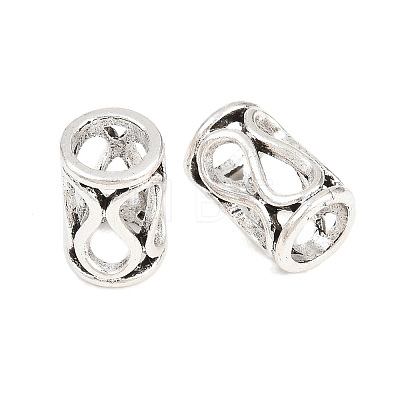 Tibetan Style Alloy European Beads FIND-D041-02AS-1
