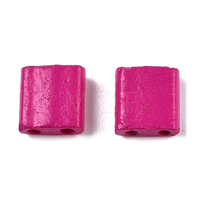 2-Hole Baking Paint Glass Seed Beads LS-SEED-S023-17C-25-1