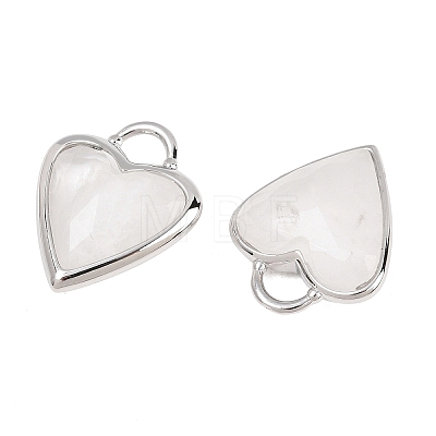 Natural Quartz Crystal Faceted Pendants G-Z154-01P-04-1