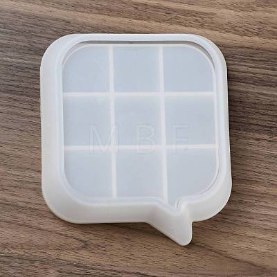 DIY Message Bubble Style Storage Dish Silicone Molds DIY-A035-06C-1