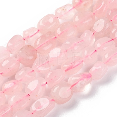 Natural Rose Quartz Beads Strands G-G146-A08-01-1