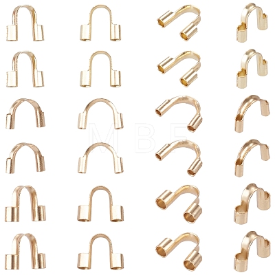 150Pcs 3 Styles 304 Surgical Stainless Steel Wire Guardian and Protectors STAS-TA0006-36G-1