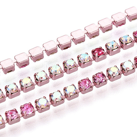 Iron Rhinestone Cup Chains CH-T007-02A-07-1