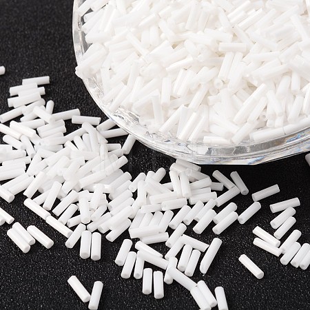 Opaque Glass Bugle Beads TSDB6MM41-1