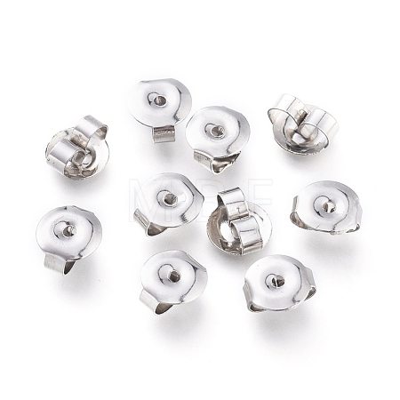 Non-Tarnish 304 Stainless Steel Ear Nuts X-STAS-E019-2B-1