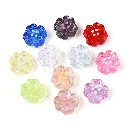 Transparent Acrylic Beads TACR-T030-16M-1