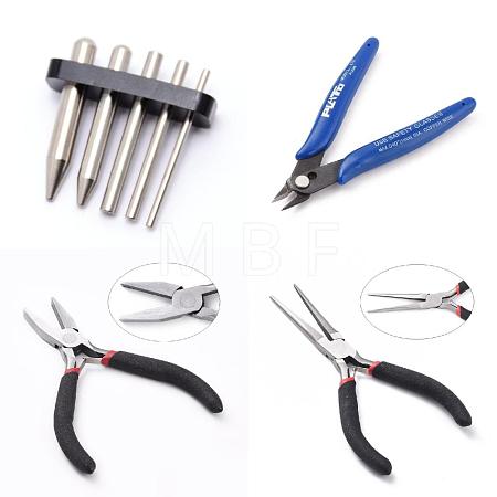 Carbon Steel Jewelry Pliers for Jewelry Making Supplies TOOL-OC0001-23-1
