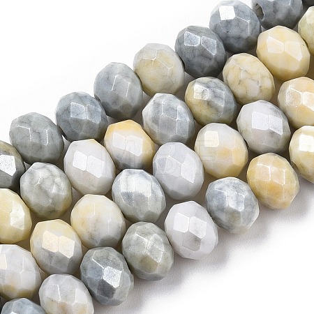 Ombre Effect Dyed Glass Beads Strands X-GLAA-C023-02-B04-1
