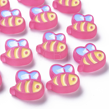 Transparent Acrylic Beads MACR-S374-06B-02-1