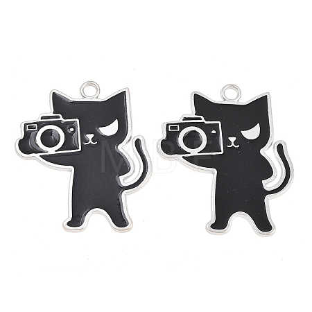 Alloy Enamel Pendants ENAM-L056-02P-03-1