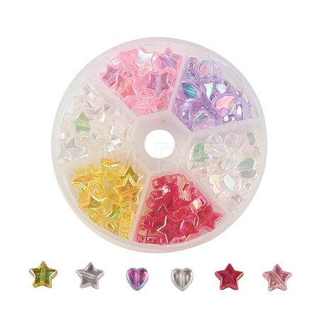 Eco-Friendly Transparent Acrylic Beads TACR-JP0001-10-1