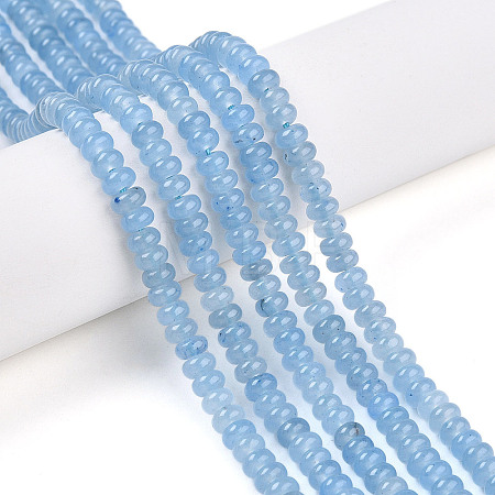 Dyed Natural White Jade Beads Strands X-G-T139-57A-05-1
