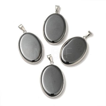 Synthetic Non-magnetic Hematite Pendants G-M415-01P-03-1