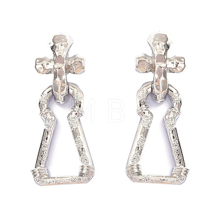 Zinc Alloy Dangle Earrings for Women WG73244-02-1